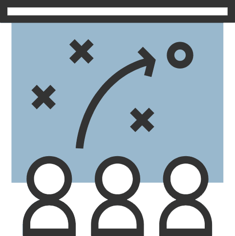 Icon interactive infographics